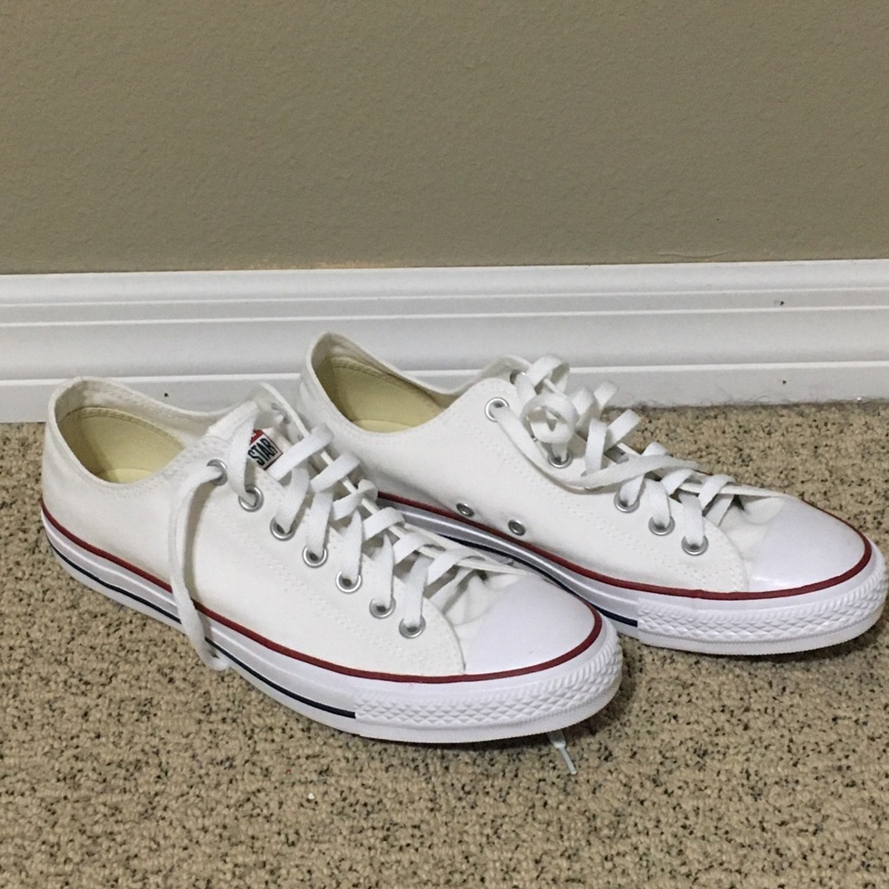White Converse Women’s 11 or Men’s 9